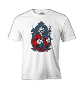 Mozart - Keman Beyaz Erkek Tshirt