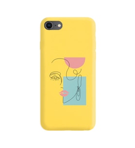 Sarı Lansman Telefon Kılıfı Iphone 8