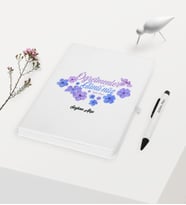 BK Gift Kişiye Özel Öğretmenler Gününüz Kutlu Olsun Temalı Beyaz Defter Kalem Hediye Seti - 3