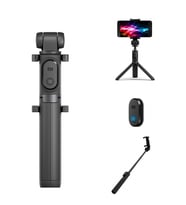Xiaomi Selfie Çubuğu Tripod Bluetooth Özellikli Kumandalı (Xiaomi Türkiye Garantili) (Siyah)