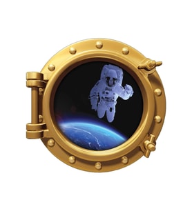 Renkselart Uzay Gemisi, Astronot Duvar Sticker-313