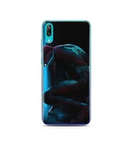 Örümcek Adam Tasarım Süper Şeffaf Silikon Telefon Kılıfı Huawei Y7 Prime 2019