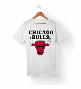 Chicago Bulls Çocuk Beyaz Tişört