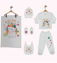 Pia Baby Gl 1948-07 İsme Özel Battaniye Zıbın Set