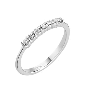 Sirius F Renk 0,14 Karat Pırlanta 7 Taş Yüzük 0707R0056