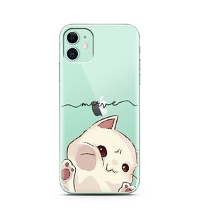 Minik Kedi Tasarımlı Kişiye Özel Telefon kılıfı (tüm modeller mevcuttur)