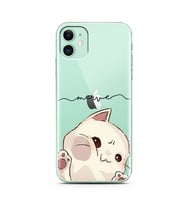 Minik Kedi Tasarımlı Kişiye Özel Telefon kılıfı (tüm modeller mevcuttur)