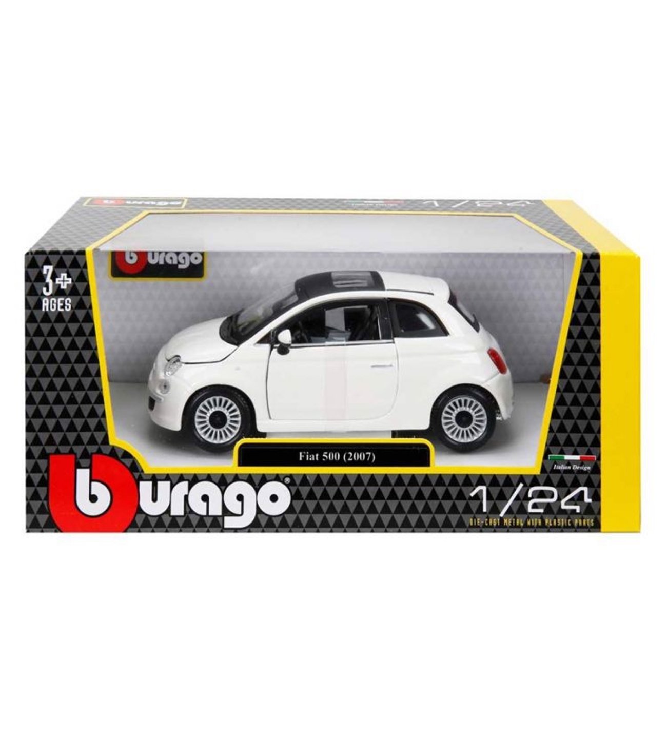Burago 1:24 Fiat 500 2007 Model Araba