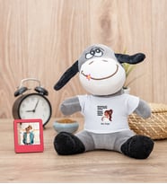 Bunun Havası Kime Peluş Eşek ve Mini Fotoğraf Çerçevesi