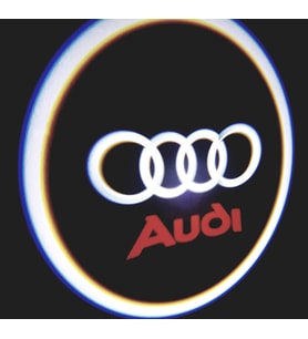 FEMEX Audi Araçlar İçin Pilli Yapıştırmalı Kapı Altı Led Logo