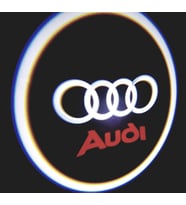FEMEX Audi Araçlar İçin Pilli Yapıştırmalı Kapı Altı Led Logo