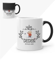 BK Gift Kişiye Özel Yılın En İyi Dedesi Sihirli Kupa Bardak