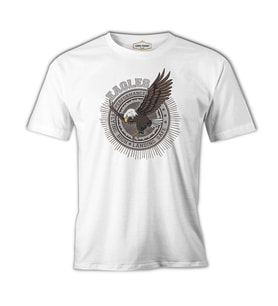 Kartal  - Flying Beyaz Erkek Tshirt