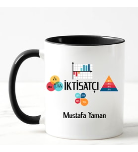 İktisatçı Kupa Bardağı Siyah