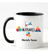 İktisatçı Kupa Bardağı Siyah