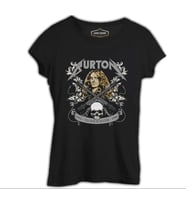 Cliff Burton - To Live Is To Die Siyah Kadın Tshirt
