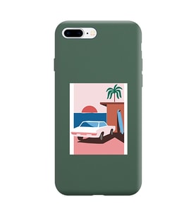 Koyu Yeşil Lansman Telefon Kılıfı Iphone 8 Plus