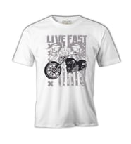 Hızlı Yaşa - X Beyaz Erkek Tshirt