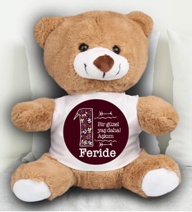 Kişiye Özel İyi Ki Doğdun Peluş Ayıcık 23cm 81890