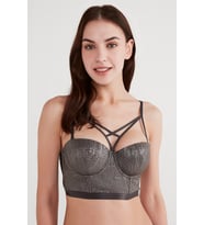 Penti Gümüş - Antrasit Bloom Büstiyer PLG1D1S720SK-GST (Gri)