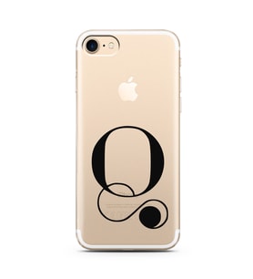 Iphone 7 Harf Tasarımlı Telefon Kılıfı Q-Harfi 