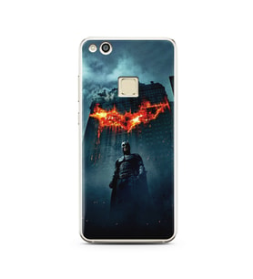 Batman Tasarım Süper Şeffaf Silikon Telefon Kılıfı Huawei P10 Lite 