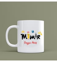Mimarlar İçin Hediye Kupa Bardak Kişiye Özel Hediye S85