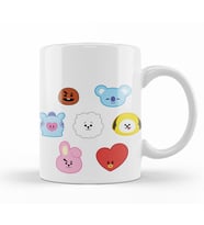 Bts  BT21 Karakterleri  Kupa Bardak Porselen