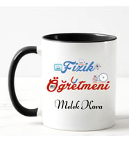 Fizik Öğretmeni Kupa Bardağı Siyah