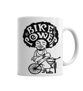 Bike Power Black Kupa Bardak Porselen