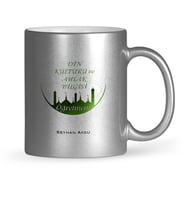 BK Gift Kişiye Özel Din Kültürü Ve Ahlak Bilgisi Öğretmeni Gümüş Yaldızlı Kupa Bardak