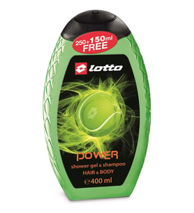 Lotto Power Erkek Shower Gel , Shampoo 400 ml