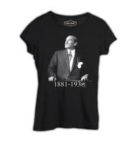 Atatürk - 1881-1938 Siyah Kadın Tshirt