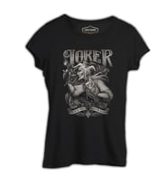 Joker - World Burn Siyah Bayan Tshirt
