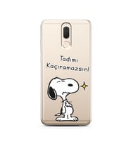 Snoopy Tasarımlı Süper Şeffaf Silikon Telefon Kılıfı Huawei Mate 10 Lite 