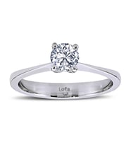 Lova H Renk 0,45 Karat Pırlanta Tektaş Yüzük - 1030046