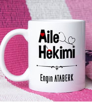 Aile Hekimi Tasarımlı Aile Hekimi Kupa Bardak