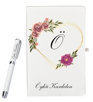 Kişiye Özel Defter Şık Tasarım ve Kalem Hediyeli, Hediye Paketinde