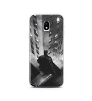 Batman Tasarım Süper Şeffaf Silikon Telefon Kılıfı Samsung J3 Pro