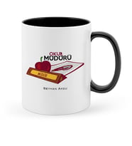 BK Gift Kişiye Özel Okul Müdürü Siyah Kupa Bardak
