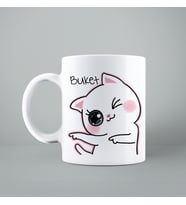 Şirin Kedi Kupası Kişiye Özel