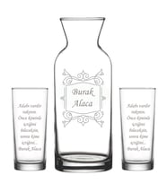 Kişiye Özel Rakı Karaf Seti Model 17-3
