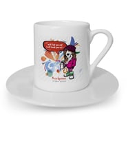 BK Gift Kişiye Özel Resim Öğretmeni Türk Kahvesi Fincanı  1