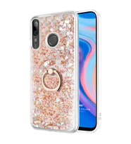 Microsonic Huawei P smart Z Kılıf Glitter Liquid Holder Gold