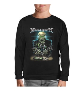 Megadeth - Vic 4 Siyah Çocuk Sweatshirt