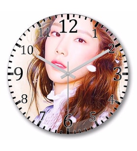 Taeyeon Duvar Saati Bombeli Gercek Cam