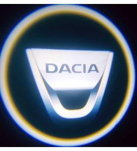 FEMEX Dacia Araçlar İçin Pilli Yapıştırmalı Kapı Altı Led Logo