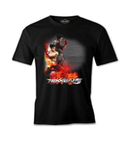 Tekken 5 - Punch Siyah Erkek Tshirt