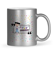 BK Gift Kişiye Özel Kimya Öğretmeni Gümüş Yaldızlı Kupa Bardak  2