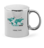BK Gift Kişiye Özel Mesleki Meteoroloji Mühendisi Krom Kupa Bardak  1